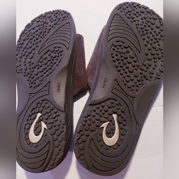 OluKai Ohana Brown Suede Slides Mens Size 9 - Picture 5 of 6